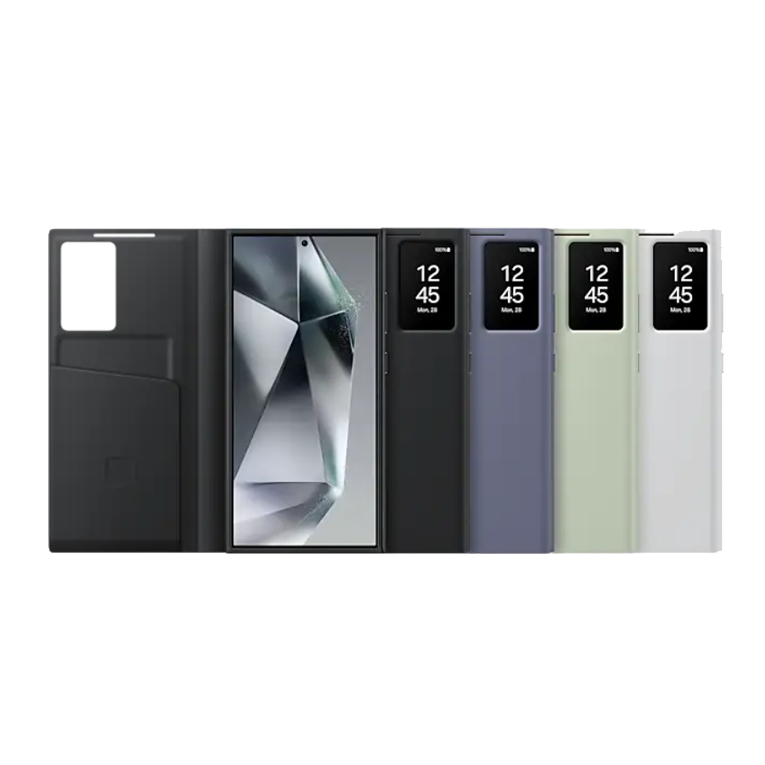 Étui Smart View avec porte-carte pour Galaxy S24 Ultra B – Image 3